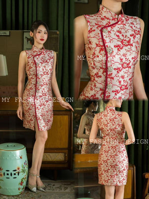 🔥MFD独家爆款🔥高品质古典修身旗袍连体裙 RM129 Only🌸 （1-H4）