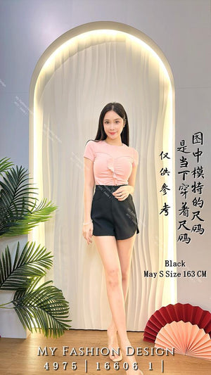 🔥新品抢先上架🔥高品质高腰锦棉短裤 RM59 Only🌸（1-L2）