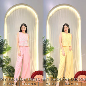 🔥新品抢先上架🔥高品质气质新中式套装 上衣 ➕ 长裤 RM119 Only🌸 （1-Q3）