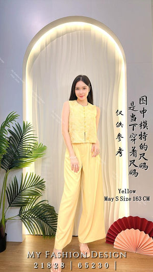 🔥新品抢先上架🔥高品质气质新中式套装 上衣 ➕ 长裤 RM119 Only🌸 （1-Q3）