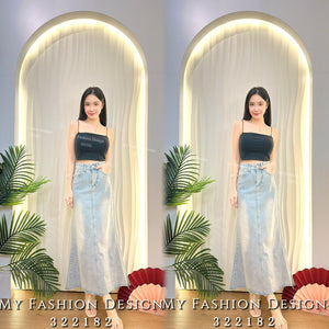 🔥爆款新品🔥高品质高腰牛仔半身裙 RM75 Only🌸 （1-Q4）