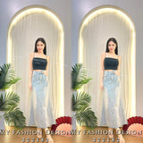 🔥爆款新品🔥高品质高腰牛仔半身裙 RM75 Only🌸 （1-Q4）