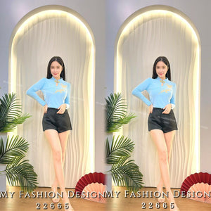 🔥爆款新品🔥高品质刺绣新中式长袖上衣 RM45.50 Only🌸 （原价 RM52 ）（1-Q3）