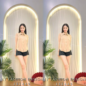 🔥爆款新品🔥高品质无袖衬衫上衣 RM60 Only🌸（1-Q4）