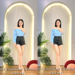 🔥爆款新品🔥高品质吊带长袖衬衫上衣 RM29.90 Only🌸 （原价 RM59 ）（1-Q3）