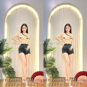 🔥爆款新品🔥高品质斜肩棉质长袖上衣 RM19.90 Only🌸 （原价 RM39 ）（1-Q4）