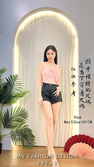 🔥爆款新品🔥高品质气质款时装斜肩上衣 RM39.90 Only🌸 （原价 RM65 ）（1-Q4）