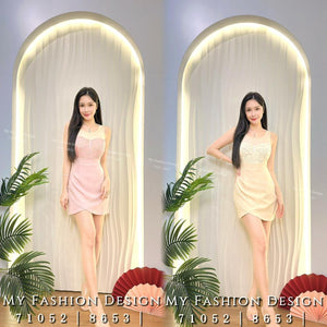 爆款新品❤️‍🔥 高品质气质蕾丝拼接连体裤裙 RM75 Only🌸（补现货）