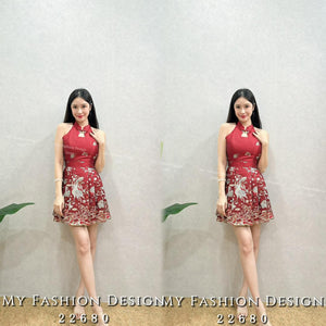 🔥爆款新品🔥 高品质cut in 款旗袍连体裤裙 RM119 Only🌸（1-M2）