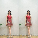 🔥爆款新品🔥 高品质cut in 款旗袍连体裤裙 RM119 Only🌸（1-M2）