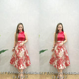 🔥爆款新品🔥高品质cut in款提花新中式套装 上衣 ➕ 长裙 RM129 Only🌸（1-M2）