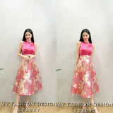 🔥爆款新品🔥高品质cut in款提花新中式套装 上衣 ➕ 长裙 RM129 Only🌸（1-M2）