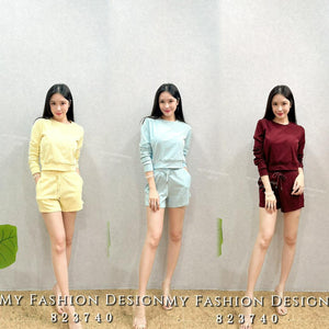 #️⃣🔥爆款新品🔥高品质气质款休闲套装 上衣 ➕ 裤子 RM85 Only🌸