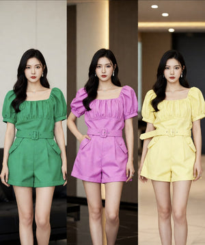 爆款新品🔥高品质气质款连体短裤 RM95 Only🌸（1-N4）