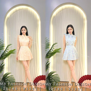 爆款新品🔥 高品质气质款提花新中式套装 上衣 ➕ 裤裙 RM119 Only🌸（1-Q4）