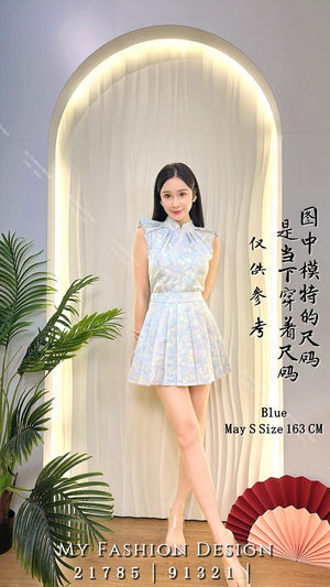 爆款新品🔥 高品质气质款提花新中式套装 上衣 ➕ 裤裙 RM119 Only🌸（1-Q4）