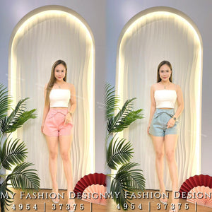 爆款爆款🔥 高品质高腰锦棉蝴蝶结短裤 RM59 Only🌸