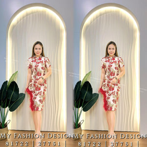 🔥爆款新品🔥高品质提花旗袍连体裙 RM129 Only🌸（1-Q4）