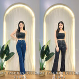 🔥爆款新品🔥高品质高腰牛仔喇叭长裤 RM75 Only🌸（1-I3）