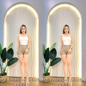 🔥爆款新品🔥高品质高腰锦棉短裤 RM62 Only🌸（1-J2）