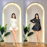 🔥黑卡独家爆款🔥 高品质提花款拼接蕾丝连体裤裙 RM109 Only🌸 （1-D2）