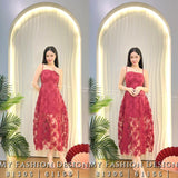 🔥爆款新品🔥高品质吊带连体裙 RM65 Only🌸 （原价 RM93 ）（1-Q4）