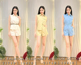 🔥新品抢先上架🔥高品质气质款套装 上衣 ➕ 短裤 RM99 Only🌸（1-M2）