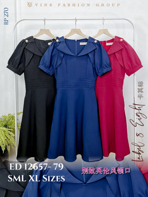 【补现货】12657 OL连体长裙 RM35 Only🌸 （原价 RM79 ）