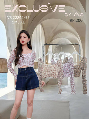 【补现货】爆款新品🔥高品质时装碎花上衣 RM19.90 Only🌸（原价 RM55.00）