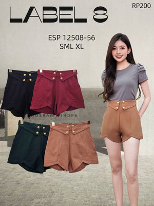 【补现货】 12508 高腰锦棉短裤 RM56 Only🌸