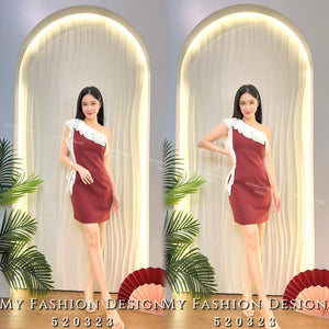 🔥爆款新品🔥高品质斜肩锦棉连体裙 RM99 Only🌸（1-Q4）