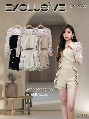 爆款新品🔥高品质气质款套装 上衣 ➕ 裙子 RM39 Only🌸（原价RM99）（补现货）