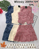 (补现货）🔥爆款新品🔥高品质小香风套装 上衣 ➕ 裤裙 RM99 Only💮（原价 RM109）