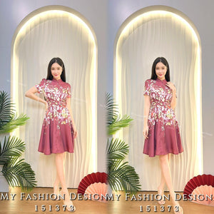 🔥爆款新品🔥高品质气质款花花连体裙 RM65 Only🌸 （原价 RM95 ）（1-Q4）