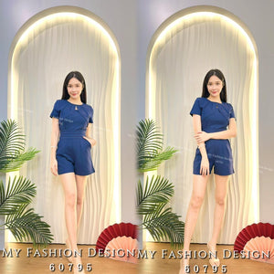 🔥爆款新品🔥高品质气质罗马套装 上衣 ➕ 短裤 RM99 Only🌸