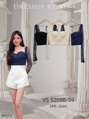 【补现货】🛍️爆款新品🛍️高品质气质款长袖蕾丝上衣 RM15.00 Only🌸（原价 RM59.00）