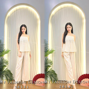 🔥爆款新品🔥高品质休闲条纹套装 上衣 ➕ 长裤 RM79 Only🌸