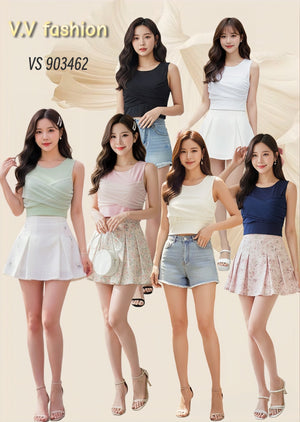 【补现货】903462 百搭棉质上衣 RM22 Only🌸 （原价 RM42）