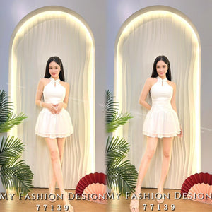 🔥爆款新品🔥高品质cut in款锦棉旗袍连体裤裙 RM109 Only🌸（1-Q4）