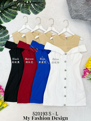 爆款新品🔥高品质气质款露肩连体裙 RM89 Only🌸（1-N4）