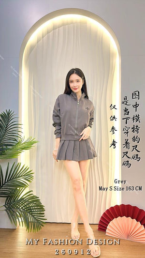 🔥爆款新品🔥高品质休闲百褶套装 上衣 ➕ 裤裙 RM95 Only🌸