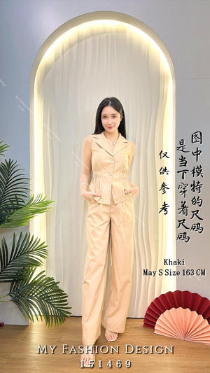 🔥爆款新品🔥高品质生活气质款套装 上衣 ➕ 长裤 RM79 Only🌸 （原价 RM119 ）