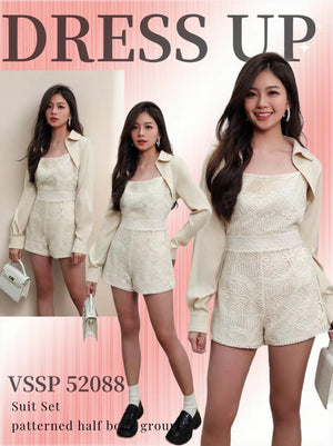 【补现货】🛍️爆款新品🛍️高品质水溶花套装 上衣 ➕ 裤子 RM35.00 Only🌸（原价 RM89.00）