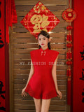 ⚠️预购⚠️🏮MFD独家爆款🏮高品质新中式旗袍连体裤 RM149 Only🌸