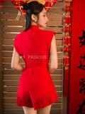 ⚠️预购⚠️🏮MFD独家爆款🏮高品质新中式旗袍连体裤 RM149 Only🌸