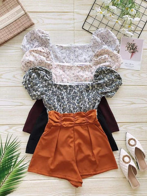 独家爆款🔥高品质花花拼接连体裤 RM 69 ONLY ❤️（1-R2）