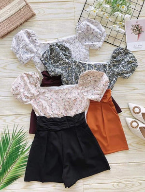 独家爆款🔥高品质花花拼接连体裤 RM 69 ONLY ❤️（1-R2）