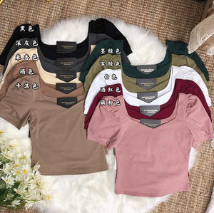 ‼️‼️独家爆款🔥高品质四方领棉质百搭上衣 RM39  ONLY ❤️