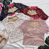 爆款新品🔥 高品质气质水溶花时装上衣 RM55 Only🌸（补现货）