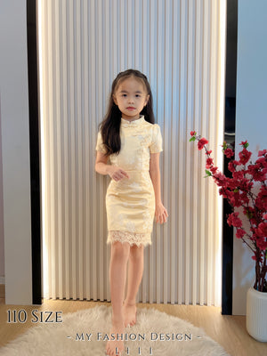 !! !!🔥黑卡独家爆款🔥 高品质女童旗袍连体裙 RM79 Only🌸（2-K3）